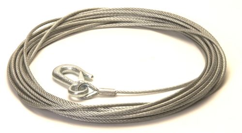 Trailer Winch Cable with Snap Hook: 4mm x 15M