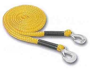 Emergency tow rope 4m c/w Forged Hooks