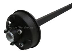 Trailer Axle - Solid Beam Braked: 1500kg