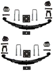 Pair Leaf Springs - Double Eye - 1800kg capacity 5 Leaf 30"